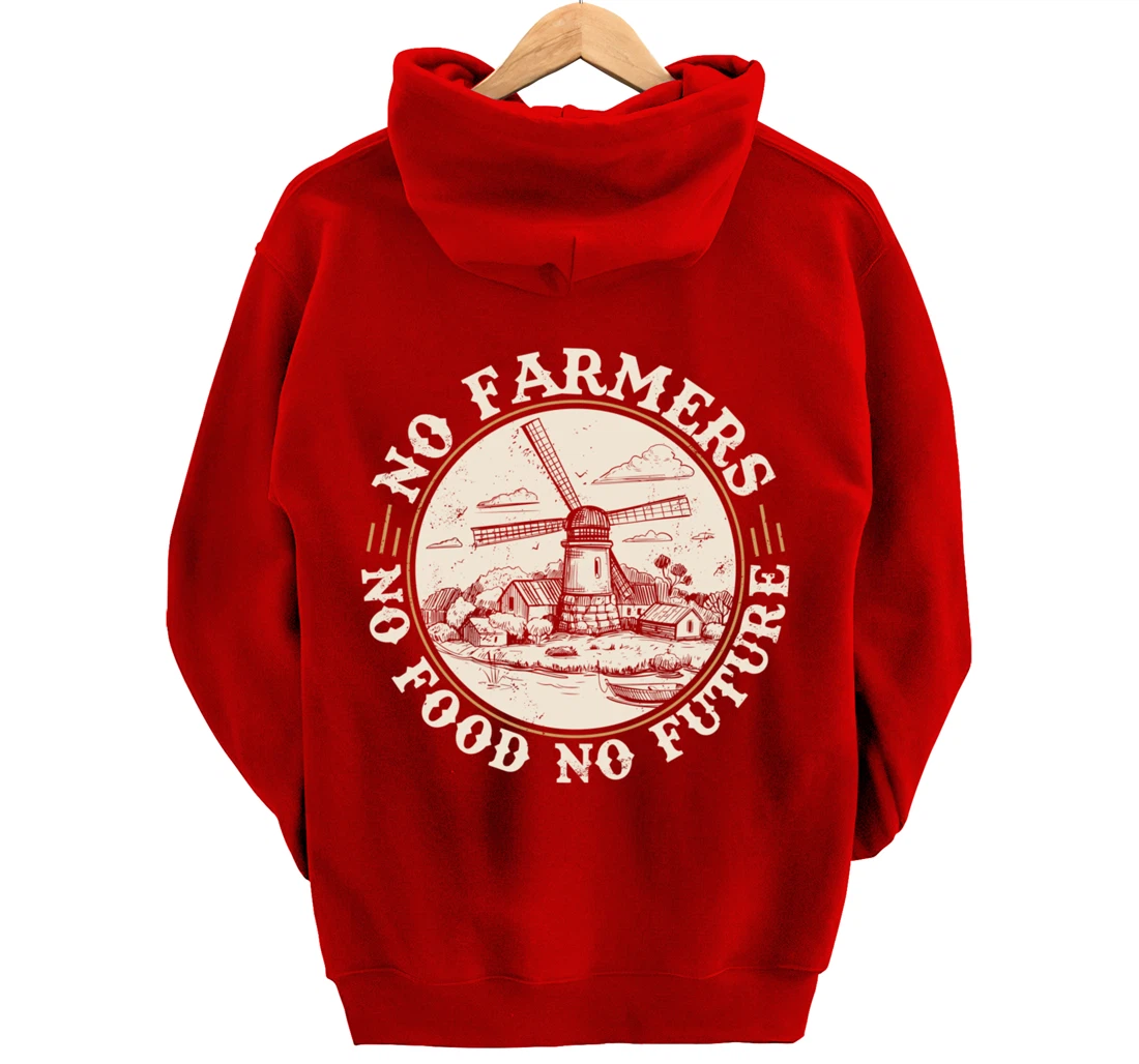 Funny Farm Lover Graphic for Women and Men Farmer Pullover Hoodie