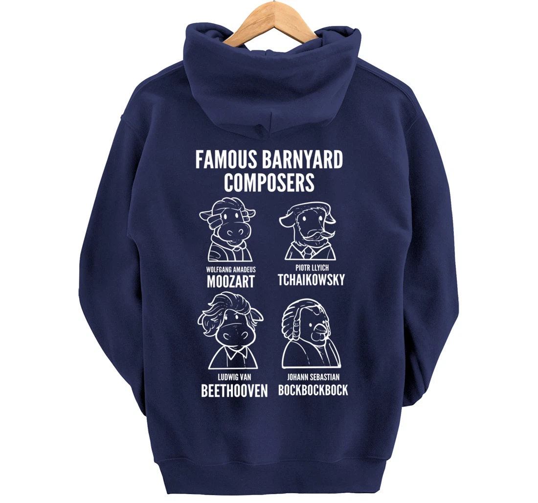 Barnyard Composers Composer or Singer Pullover Hoodie