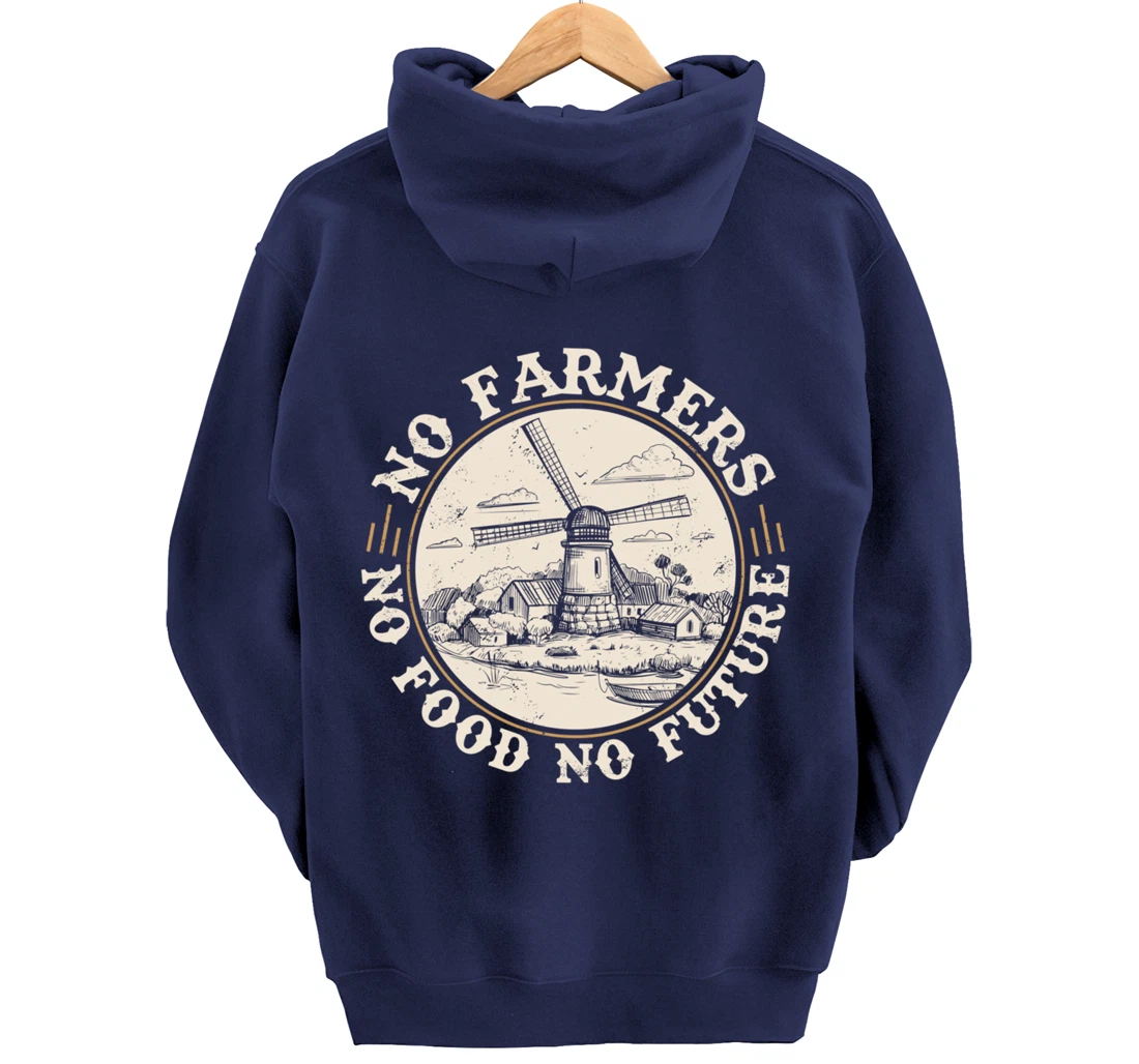 Funny Farm Lover Graphic for Women and Men Farmer Pullover Hoodie