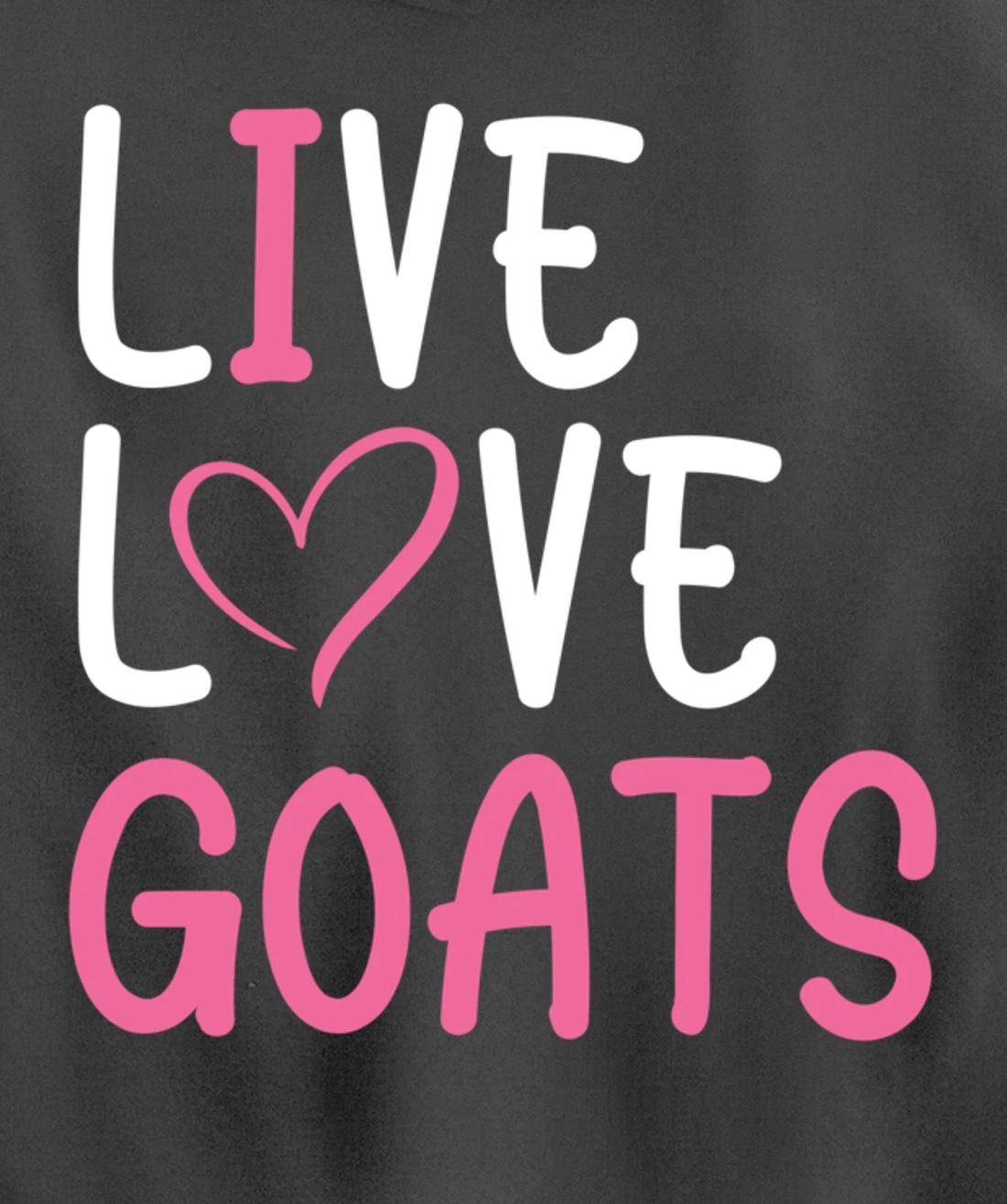 Funny Farm Lover Goats Graphic for Women and Girls Farmer Pullover Hoodie