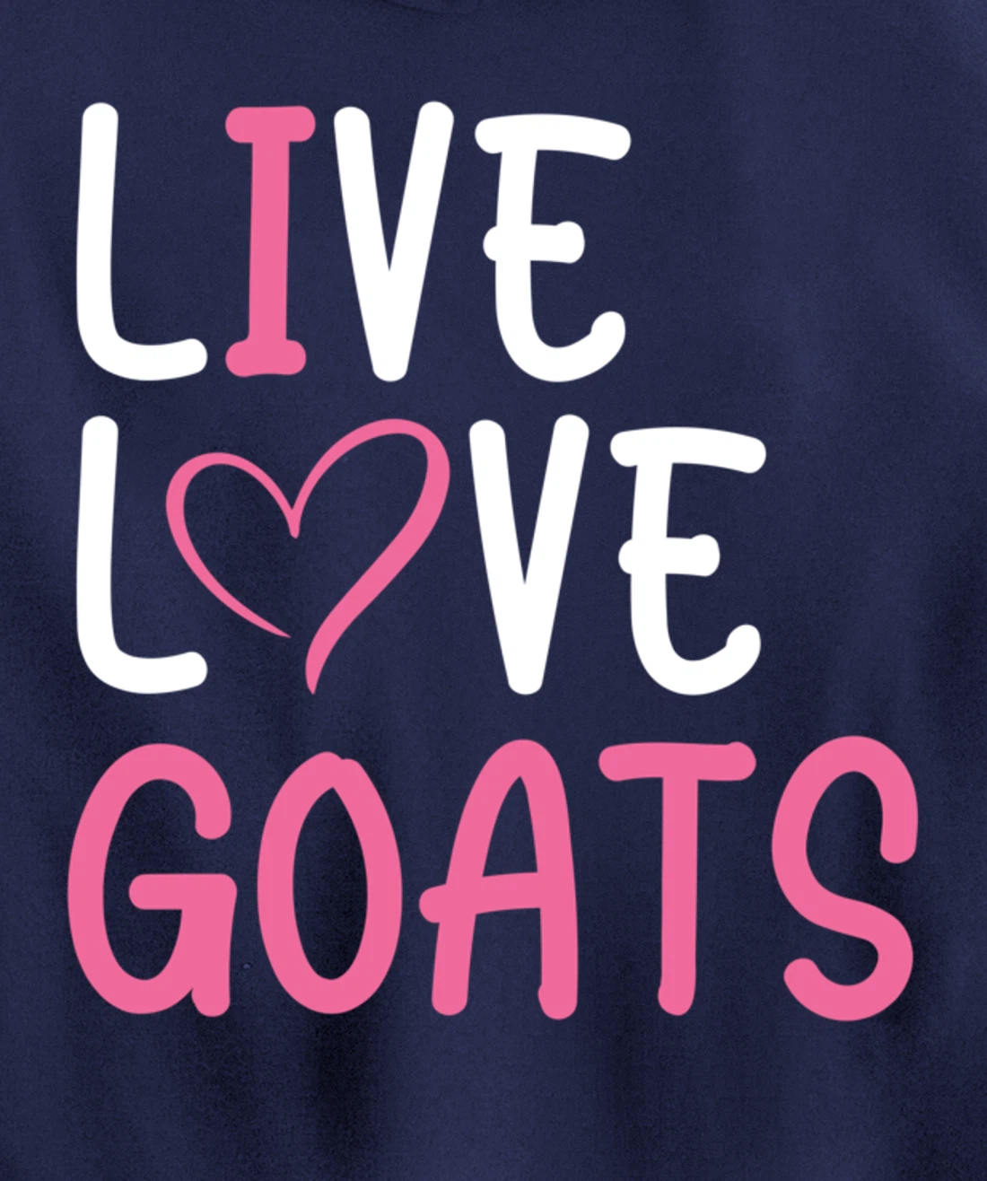 Funny Farm Lover Goats Graphic for Women and Girls Farmer Pullover Hoodie