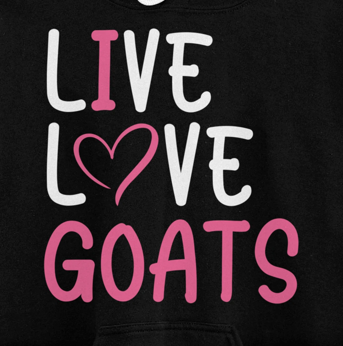 Funny Farm Lover Goats Graphic for Women and Girls Farmer Pullover Hoodie