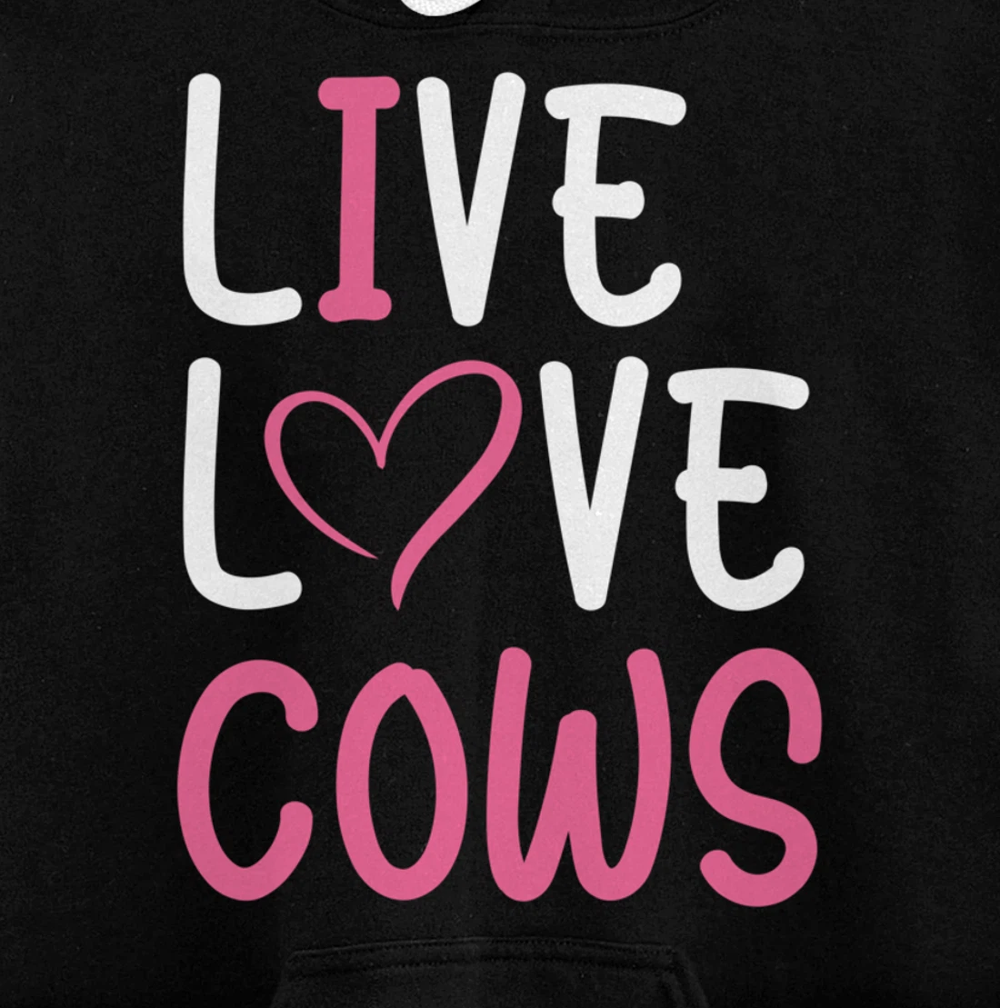 Funny Farming Lover Cows Graphic for Women and Girls Farmer Pullover Hoodie