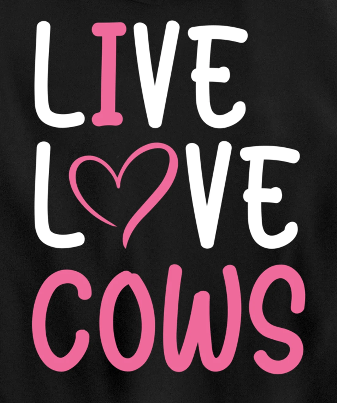 Funny Farming Lover Cows Graphic for Women and Girls Farmer Pullover Hoodie