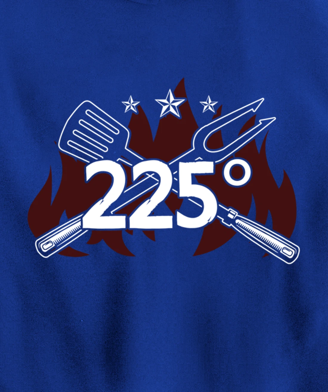 Funny Barbecue 225° Graphic Women and Men Meat Smoking BBQ Pullover Hoodie