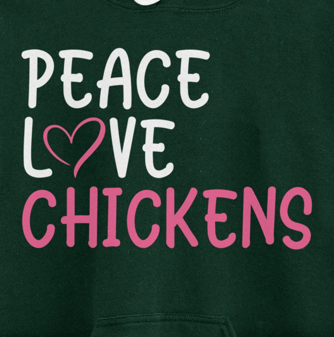 Funny Farm Lover Chickens Graphic for Women and Girls Farmer Pullover Hoodie