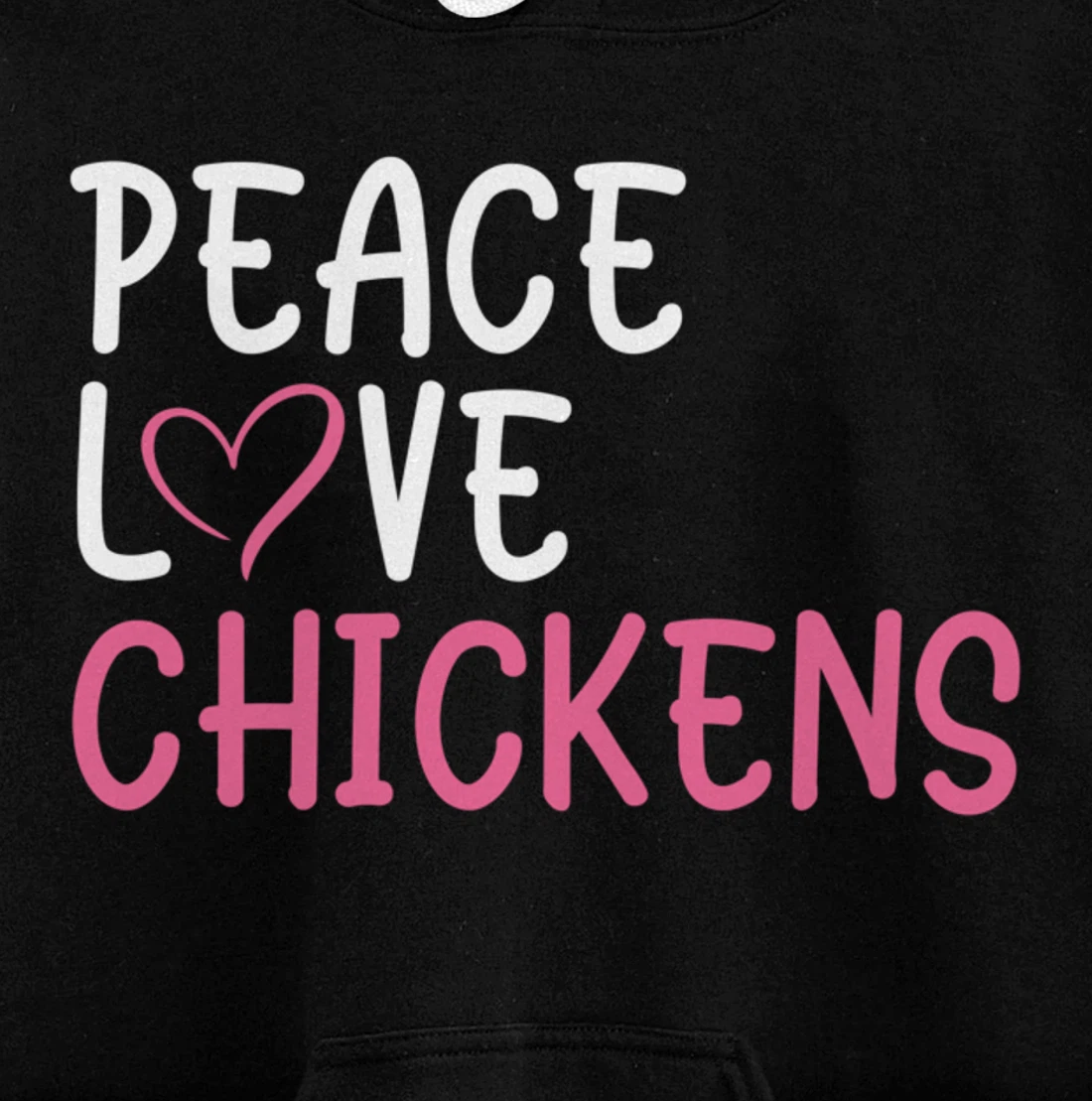 Funny Farm Lover Chickens Graphic for Women and Girls Farmer Pullover Hoodie