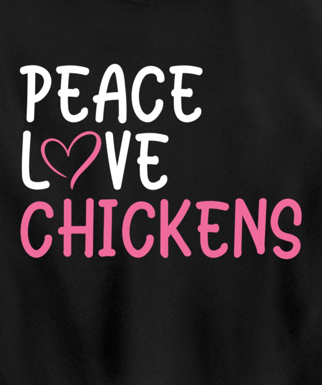 Funny Farm Lover Chickens Graphic for Women and Girls Farmer Pullover Hoodie