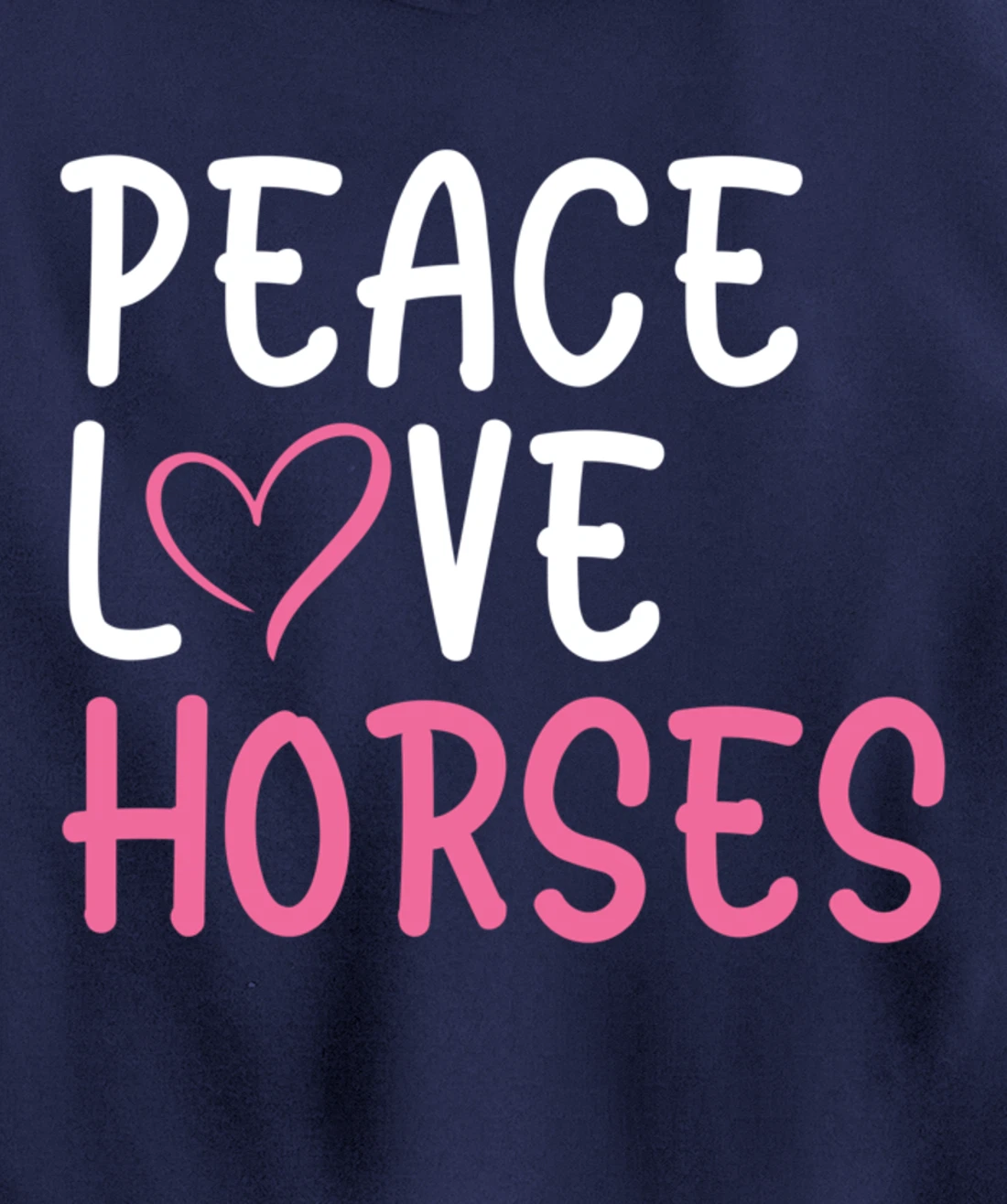 Funny Farm Lover Horses Graphic for Women and Girls Farmer Pullover Hoodie