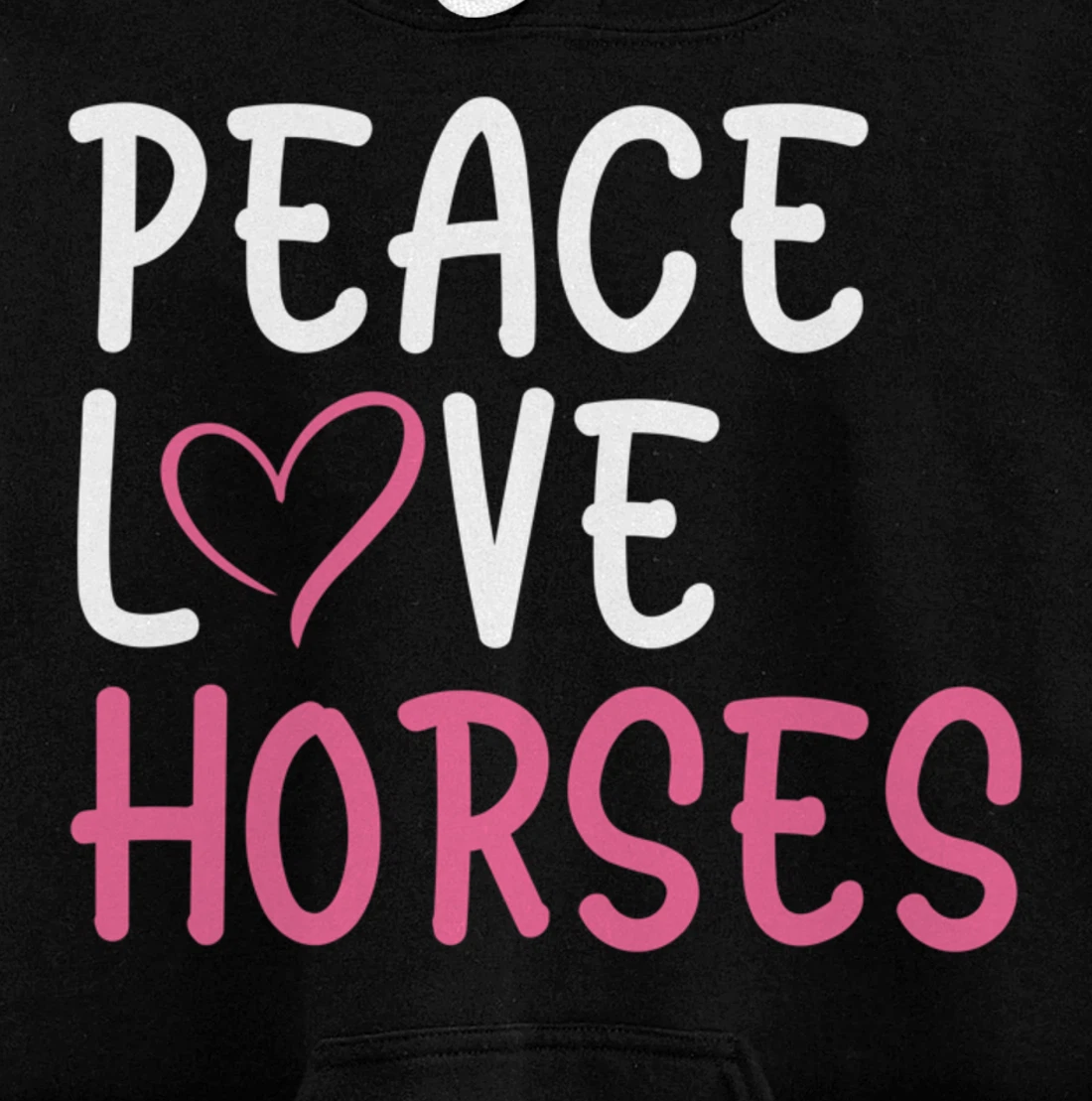Funny Farm Lover Horses Graphic for Women and Girls Farmer Pullover Hoodie