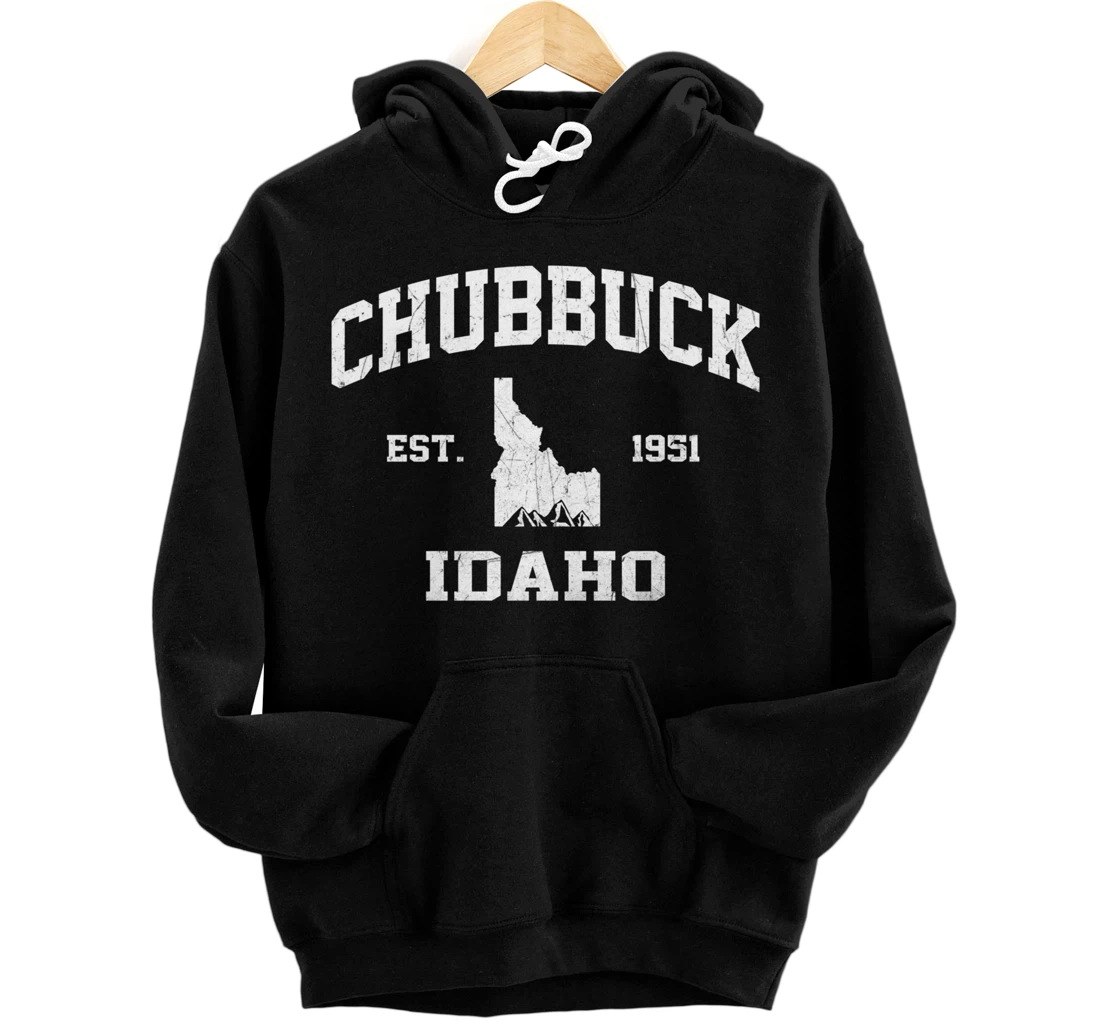 Chubbuck Idaho ID vintage State Athletic style Pullover Hoodie