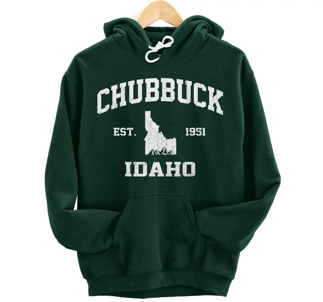Chubbuck Idaho ID vintage State Athletic style Pullover Hoodie