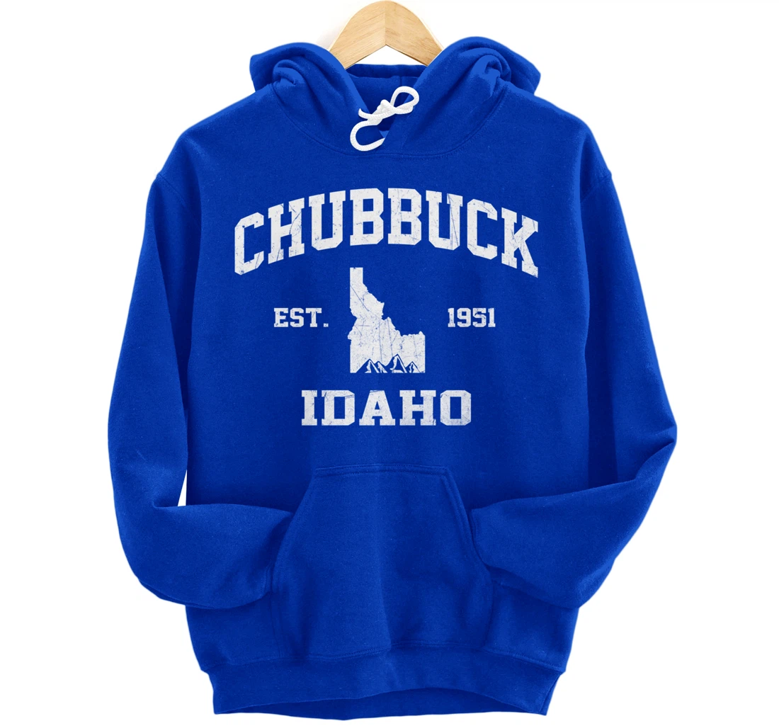 Chubbuck Idaho ID vintage State Athletic style Pullover Hoodie