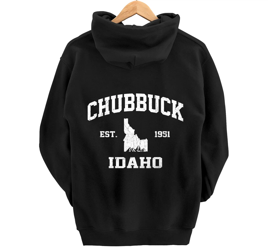 Chubbuck Idaho ID vintage State Athletic style Pullover Hoodie