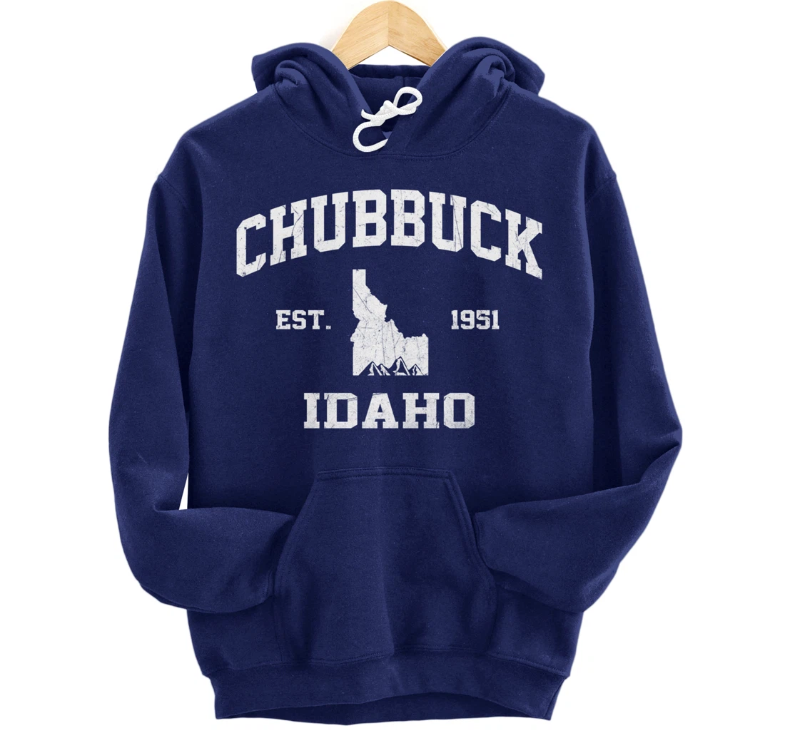 Chubbuck Idaho ID vintage State Athletic style Pullover Hoodie