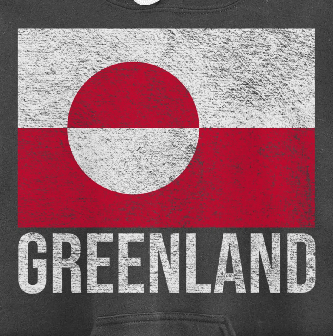 GREENLAND NATIONAL FLAG NUUK Pullover Hoodie