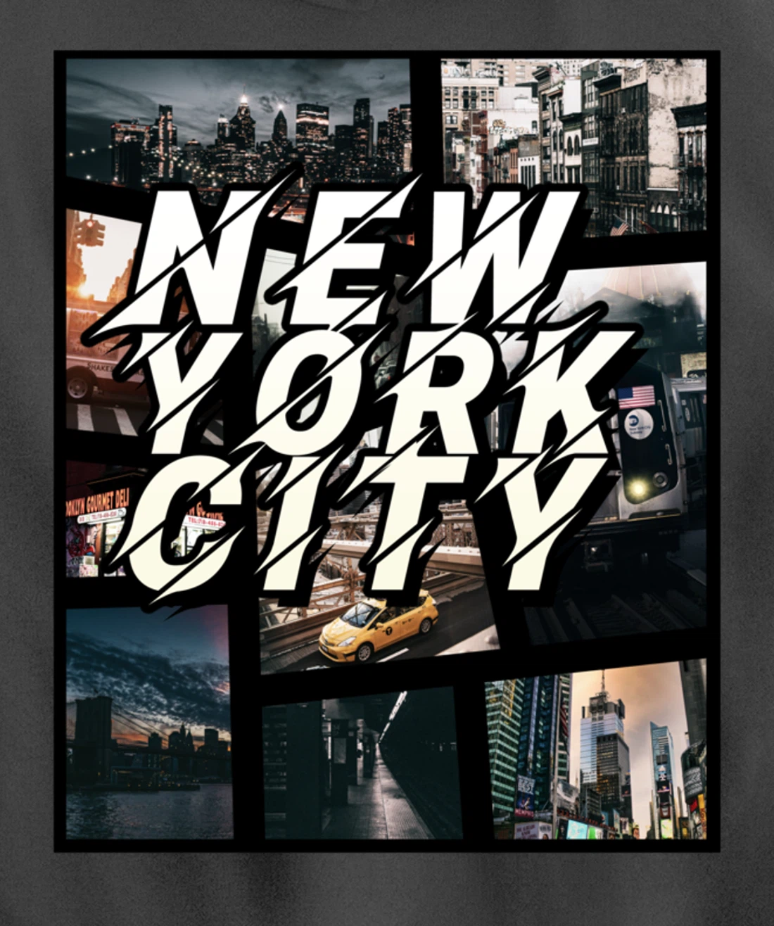 New York City gamer design Pullover Hoodie