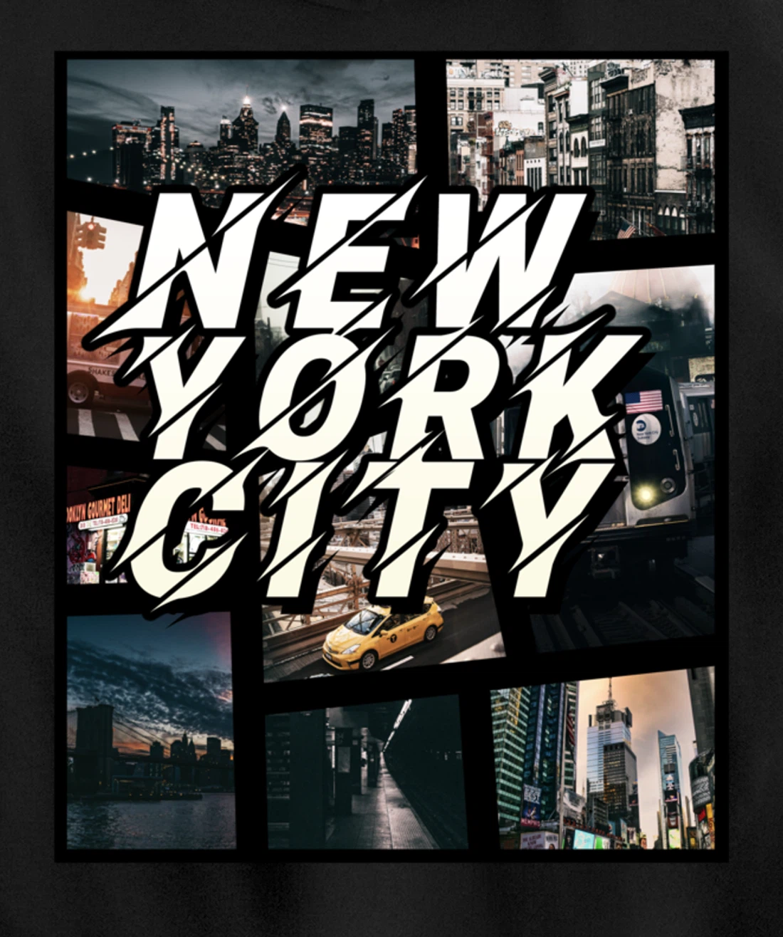 New York City gamer design Pullover Hoodie