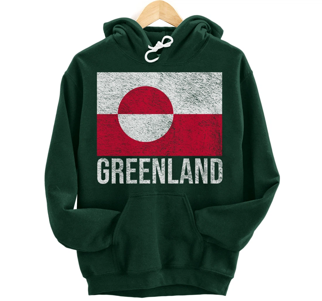 GREENLAND NATIONAL FLAG NUUK Pullover Hoodie