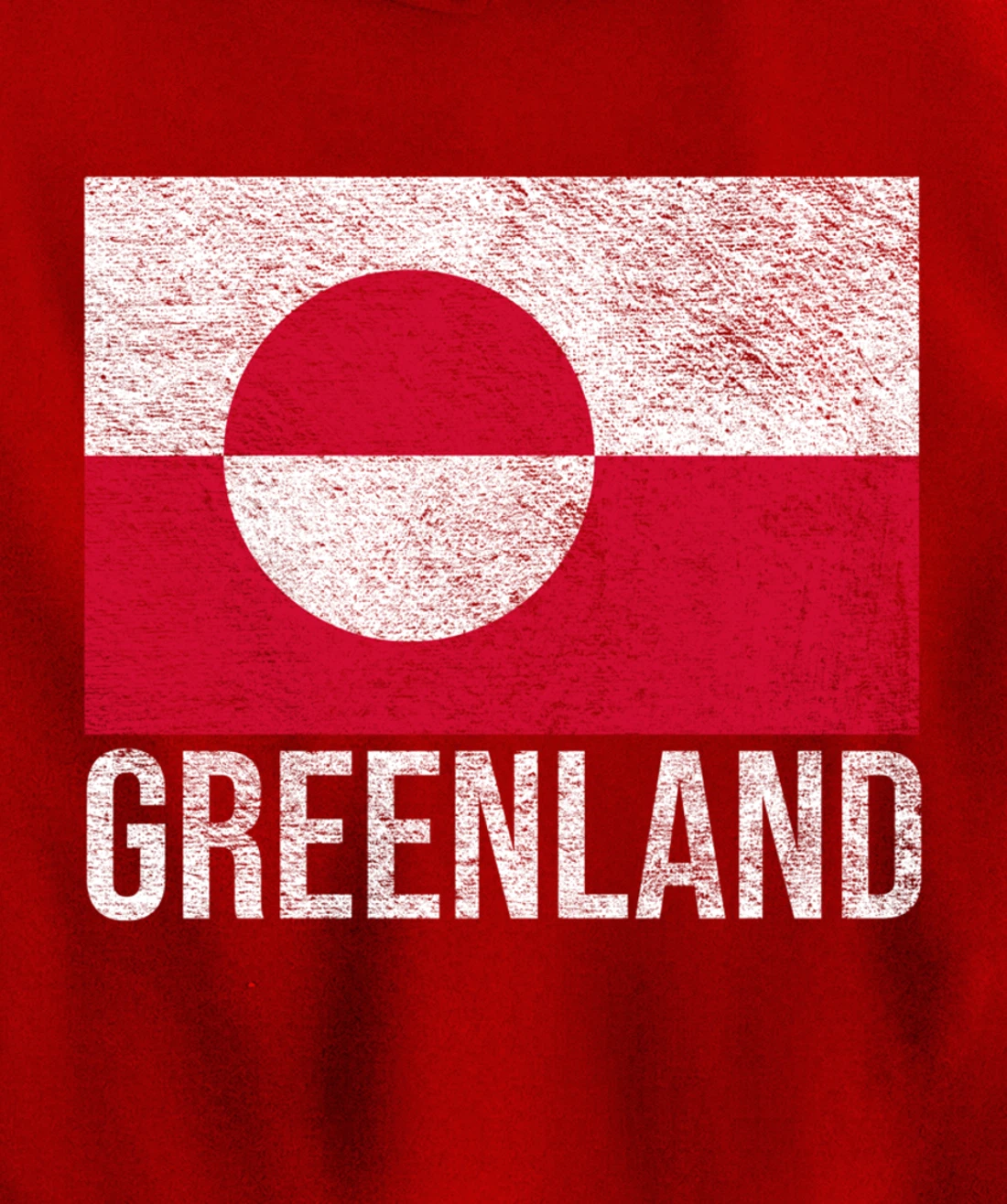 GREENLAND NATIONAL FLAG NUUK Pullover Hoodie