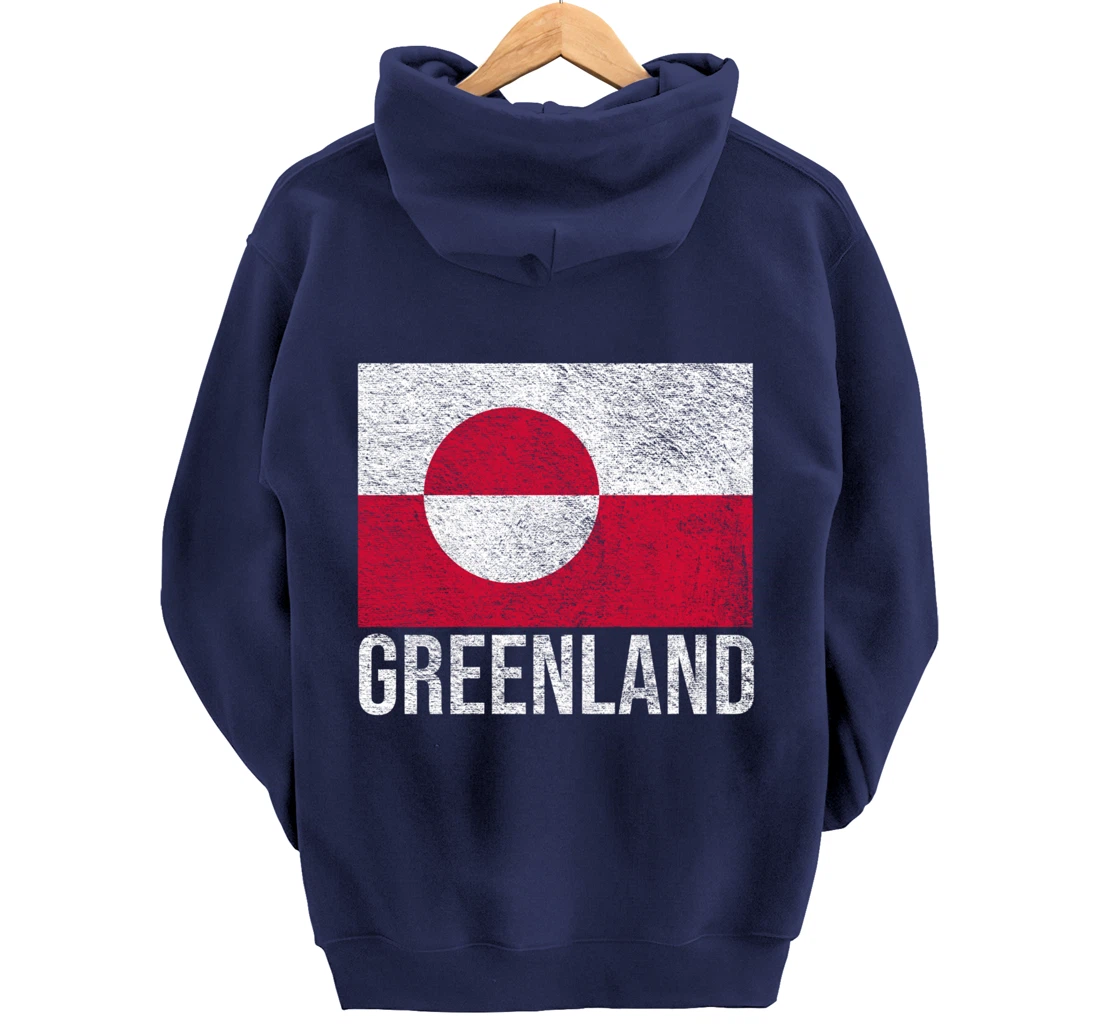 GREENLAND NATIONAL FLAG NUUK Pullover Hoodie