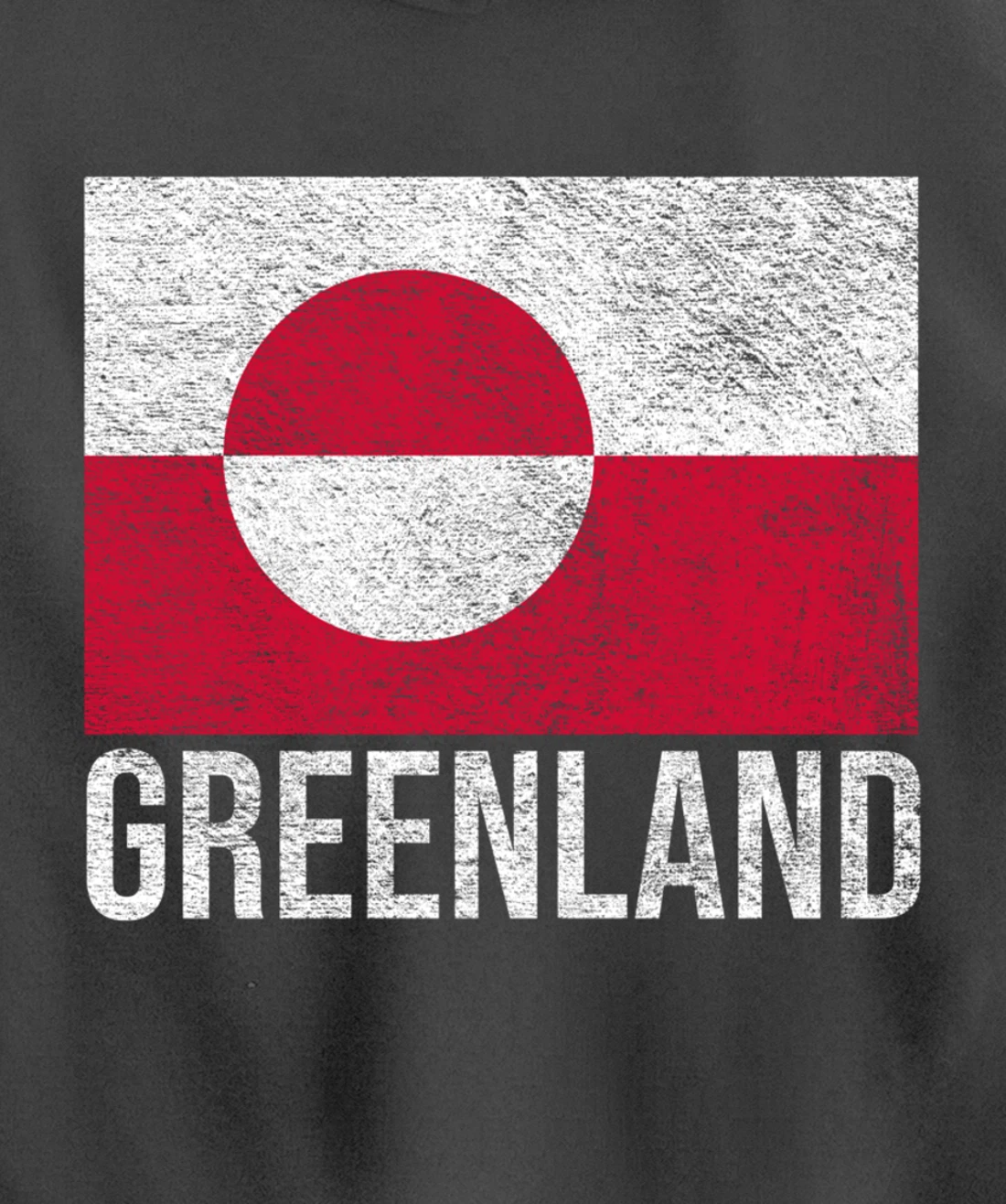 GREENLAND NATIONAL FLAG NUUK Pullover Hoodie