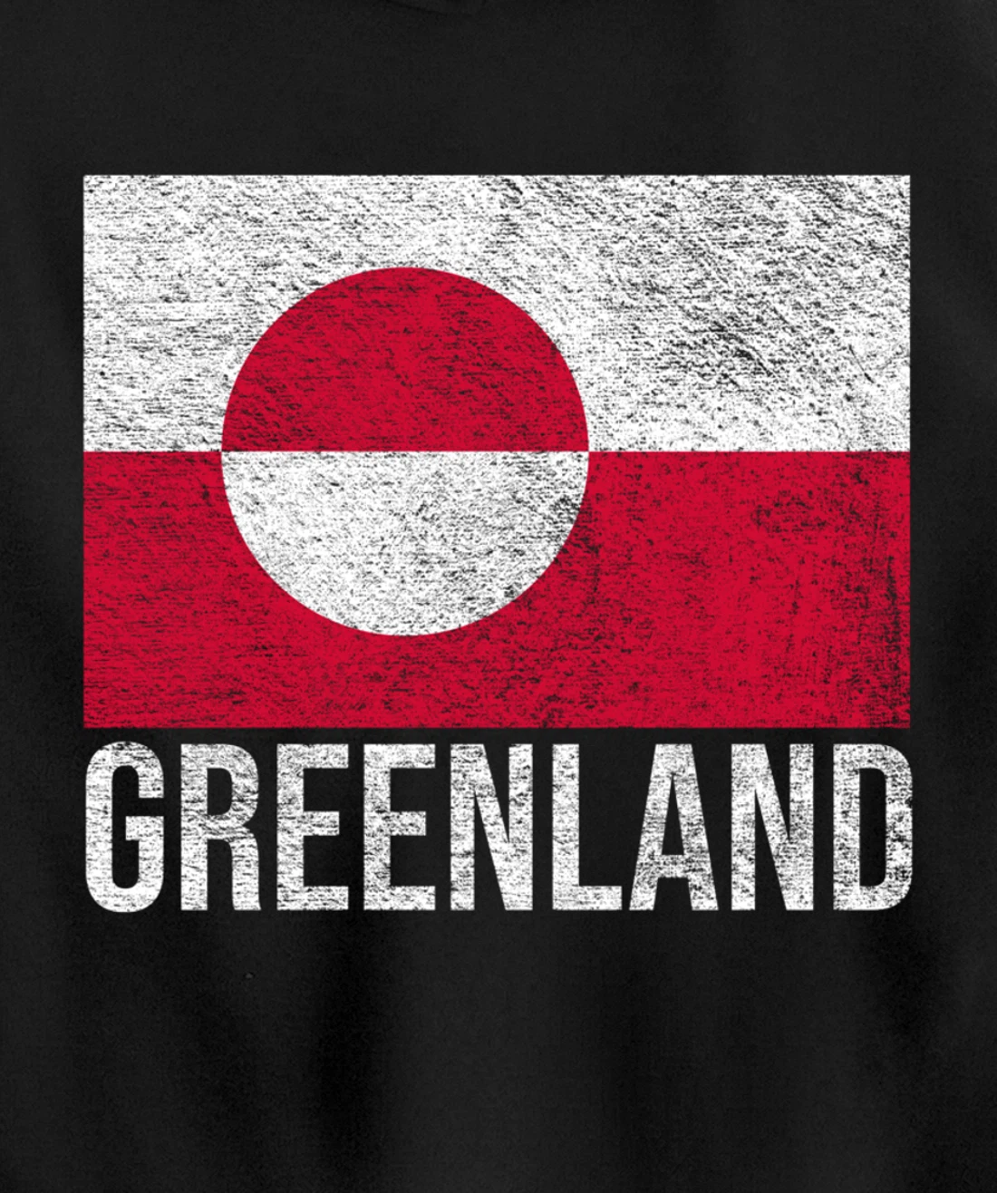 GREENLAND NATIONAL FLAG NUUK Pullover Hoodie