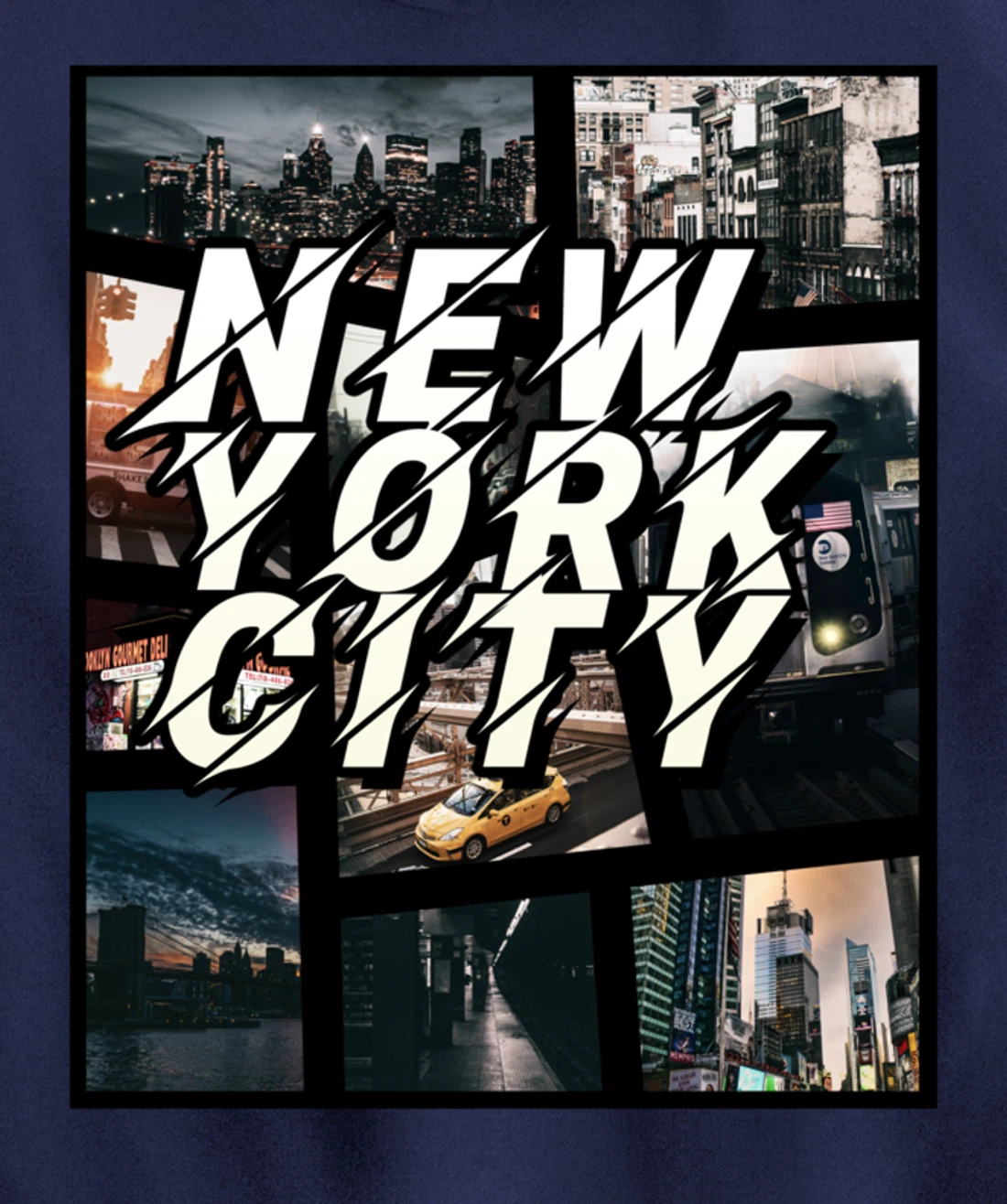 New York City gamer design Pullover Hoodie