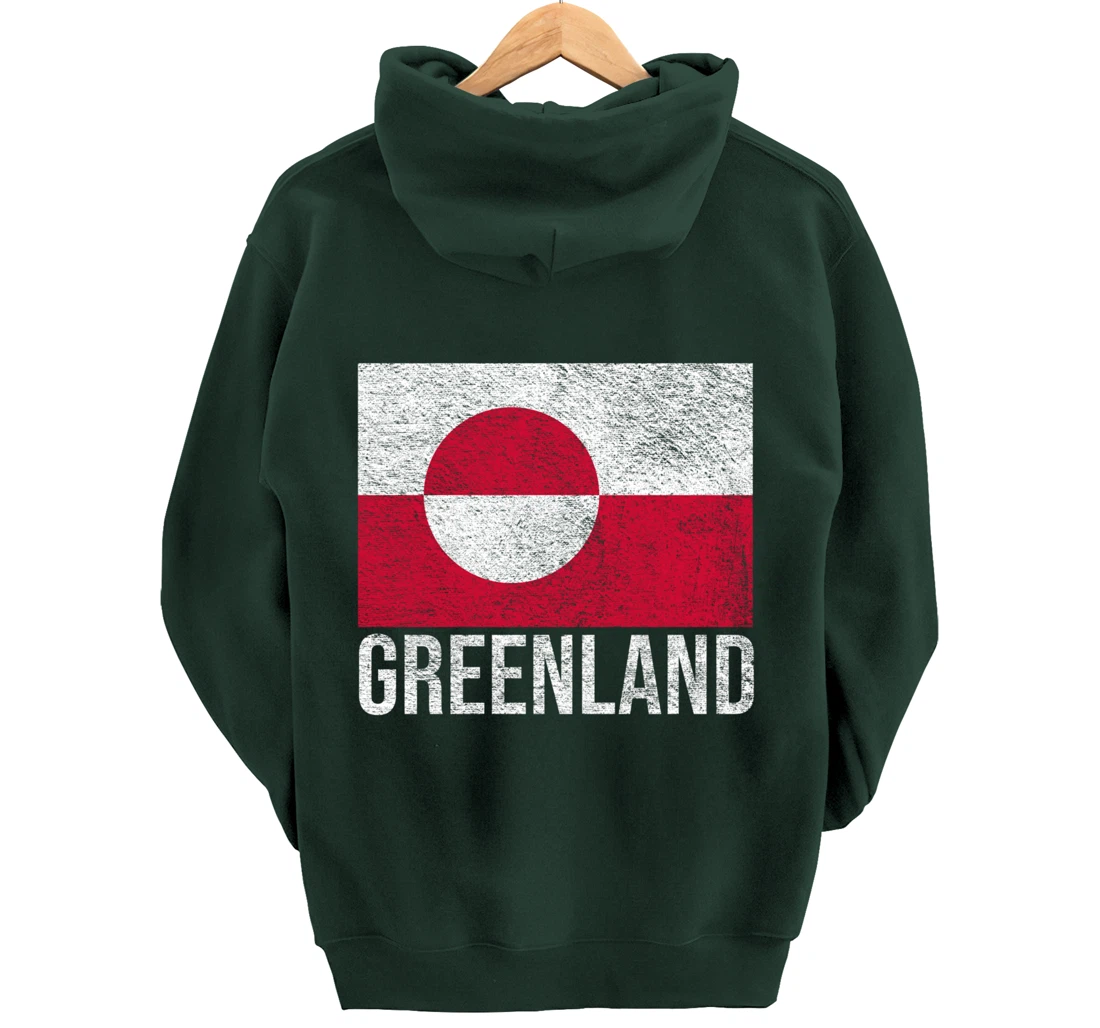 GREENLAND NATIONAL FLAG NUUK Pullover Hoodie