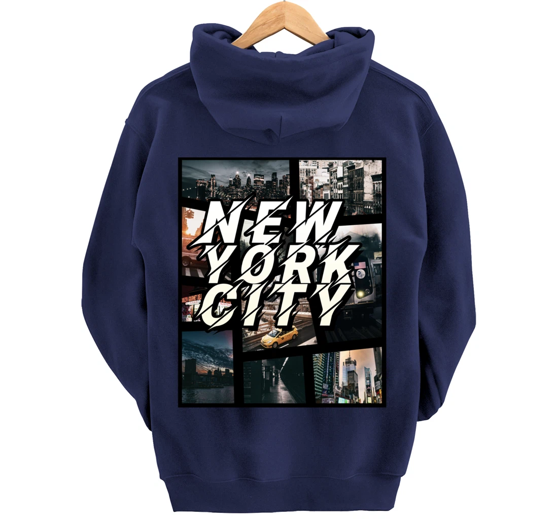 New York City gamer design Pullover Hoodie