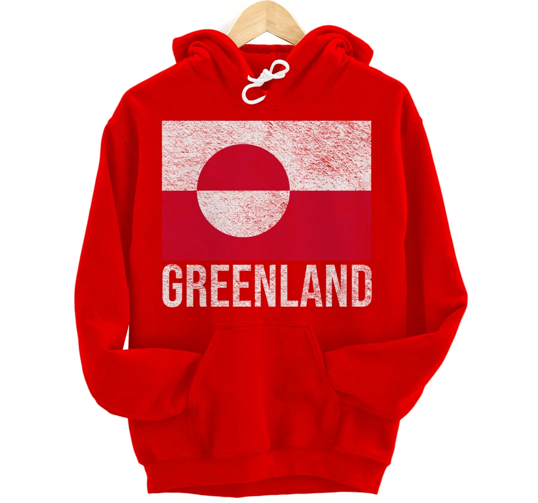 GREENLAND NATIONAL FLAG NUUK Pullover Hoodie