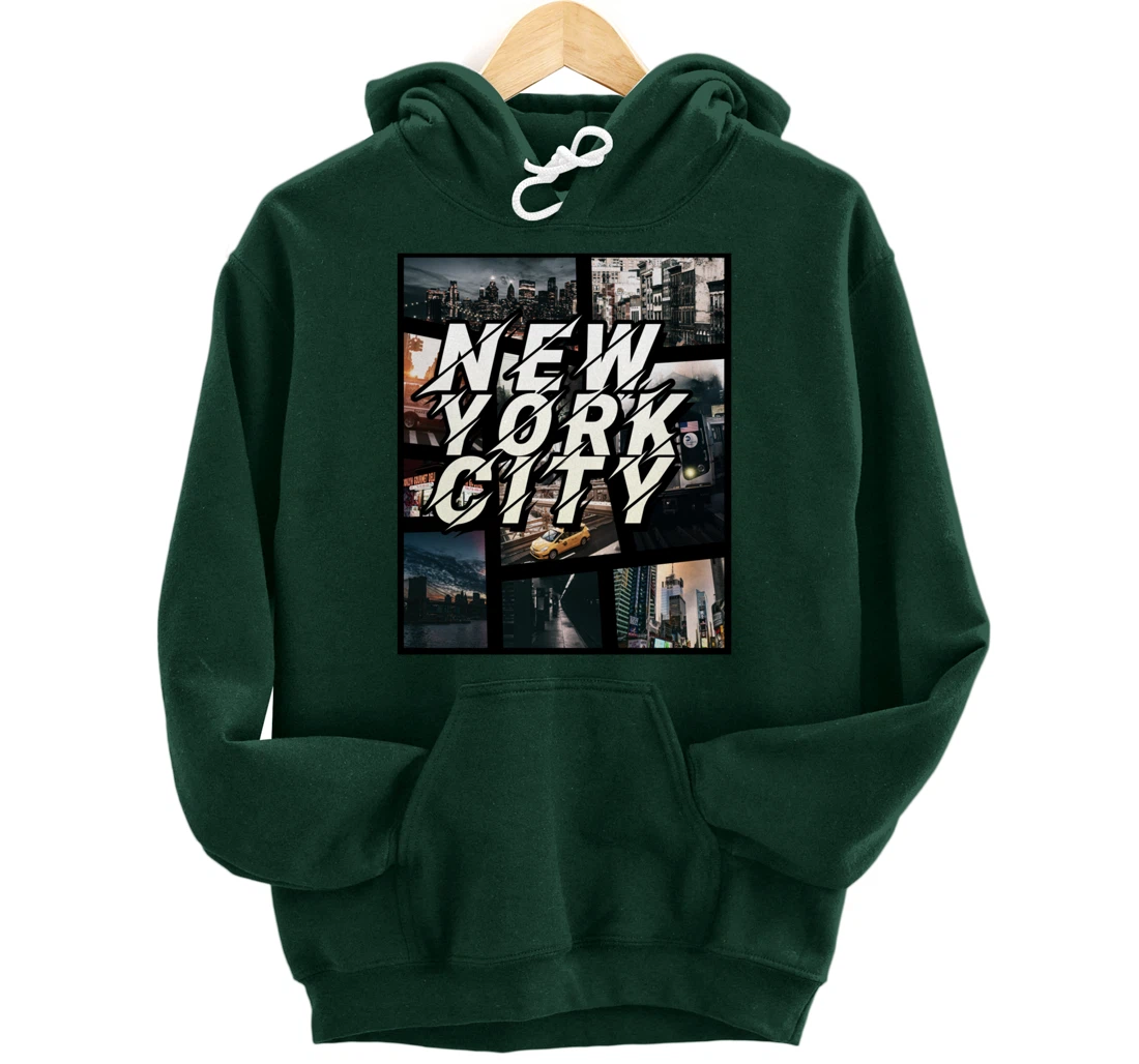New York City gamer design Pullover Hoodie
