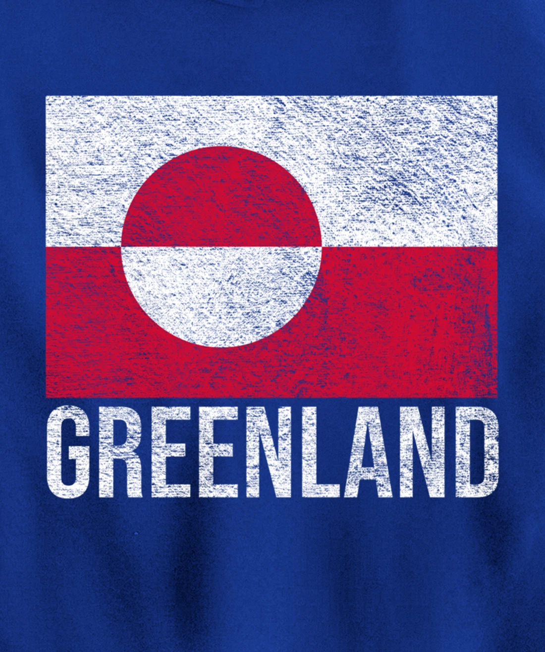 GREENLAND NATIONAL FLAG NUUK Pullover Hoodie
