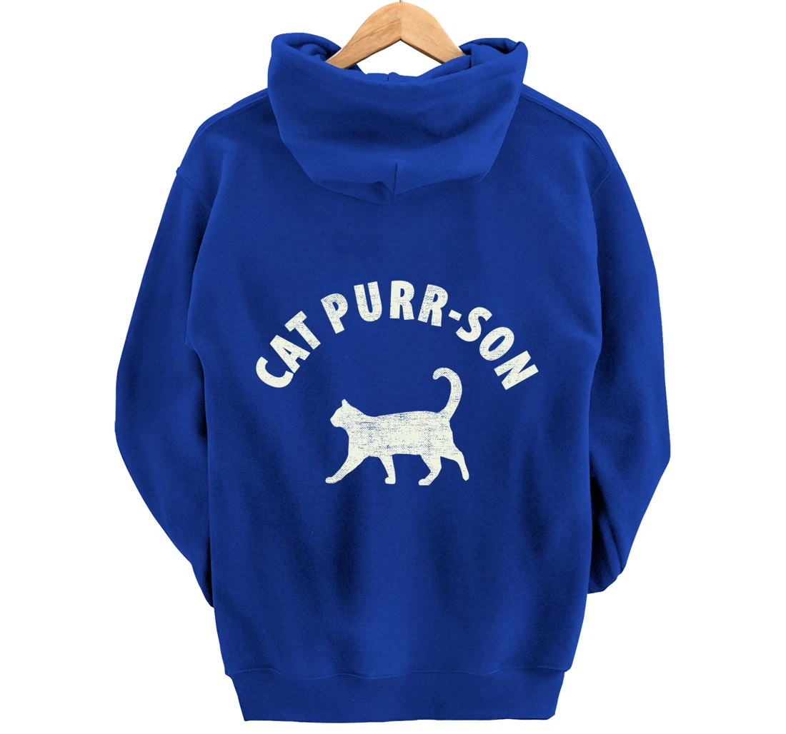 Funny Cat Purr-son For The Cat Lover Pullover Hoodie
