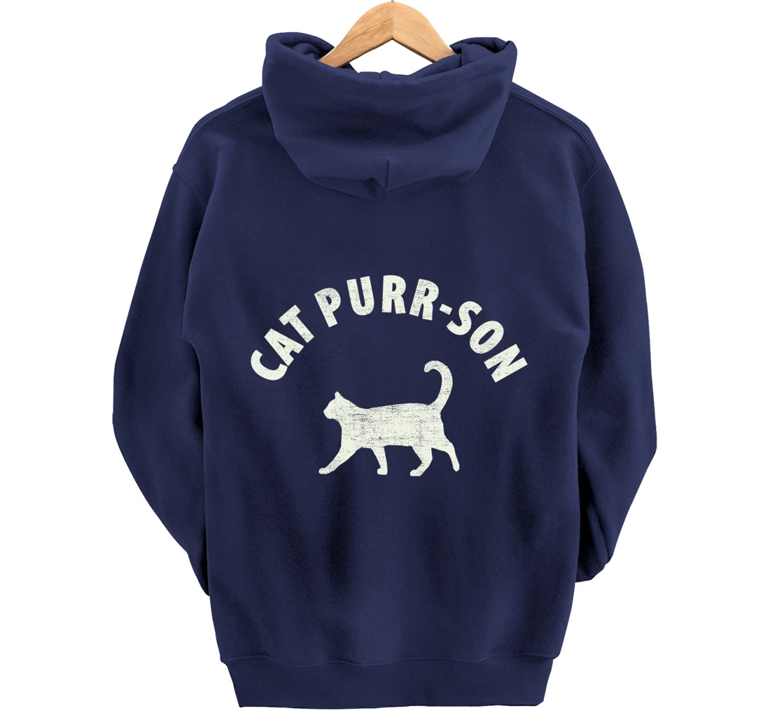 Funny Cat Purr-son For The Cat Lover Pullover Hoodie