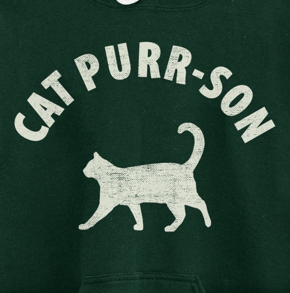 Funny Cat Purr-son For The Cat Lover Pullover Hoodie