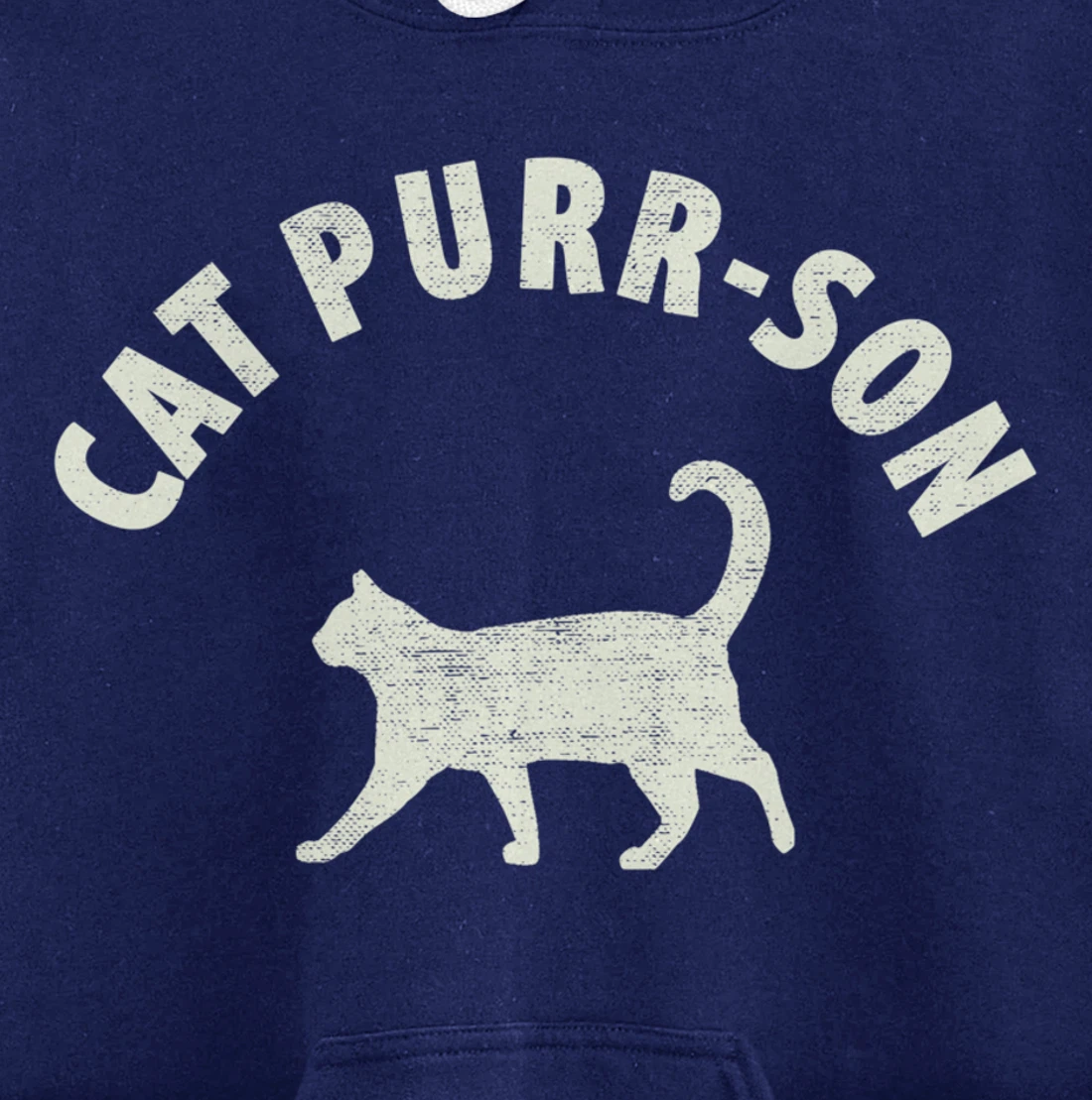 Funny Cat Purr-son For The Cat Lover Pullover Hoodie