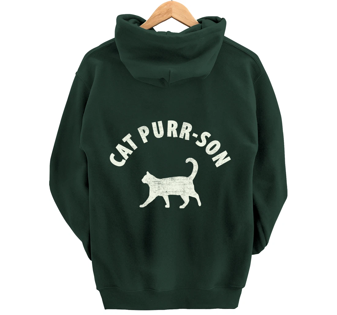 Funny Cat Purr-son For The Cat Lover Pullover Hoodie