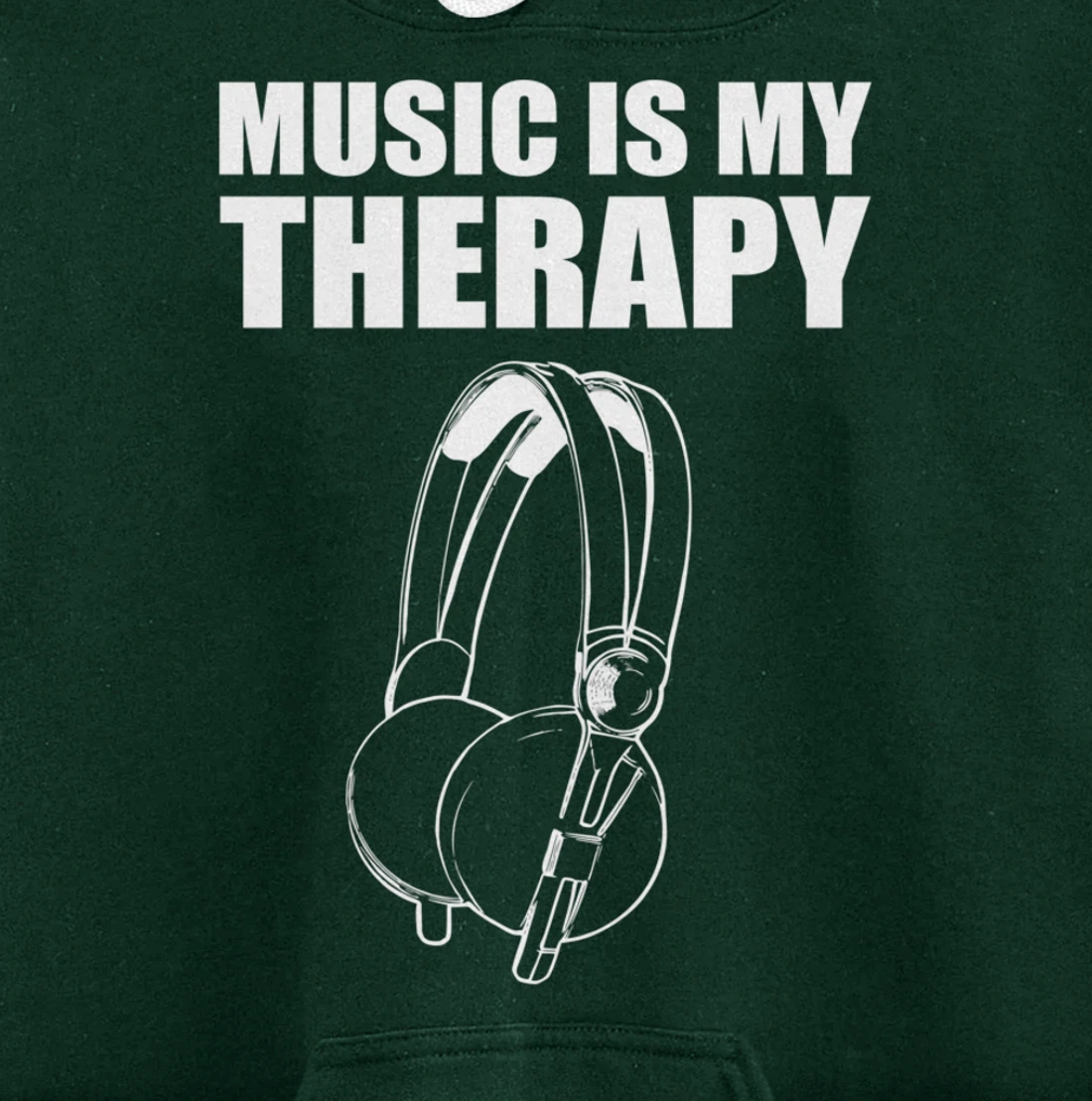 Music My Therapy Musician Pullover Hoodie