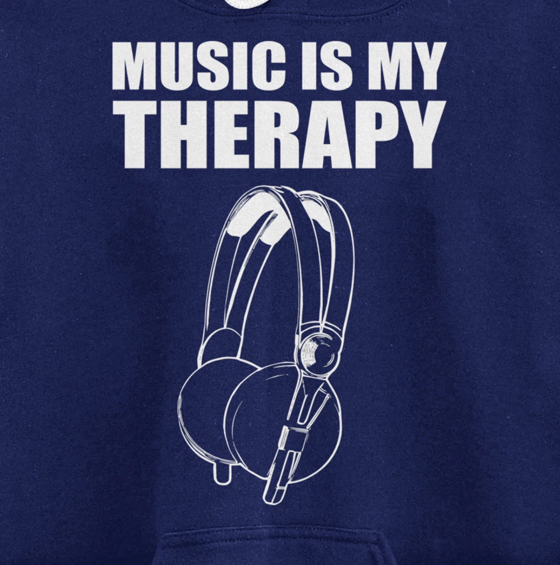 Music My Therapy Musician Pullover Hoodie