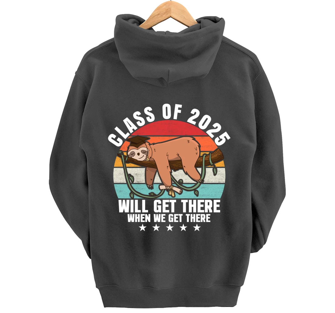 Class of 2025 College University High School Funny Graduate Pullover Hoodie