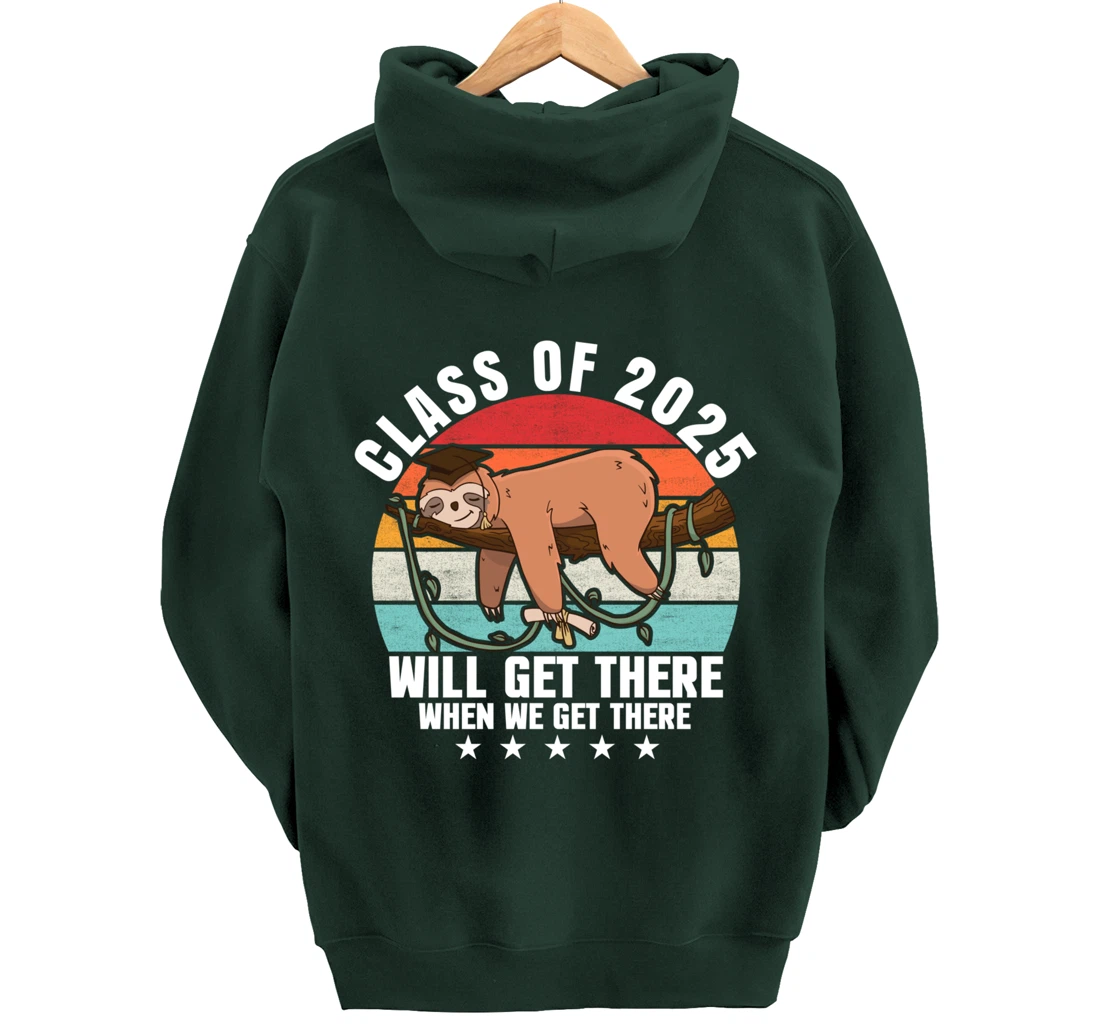 Class of 2025 College University High School Funny Graduate Pullover Hoodie