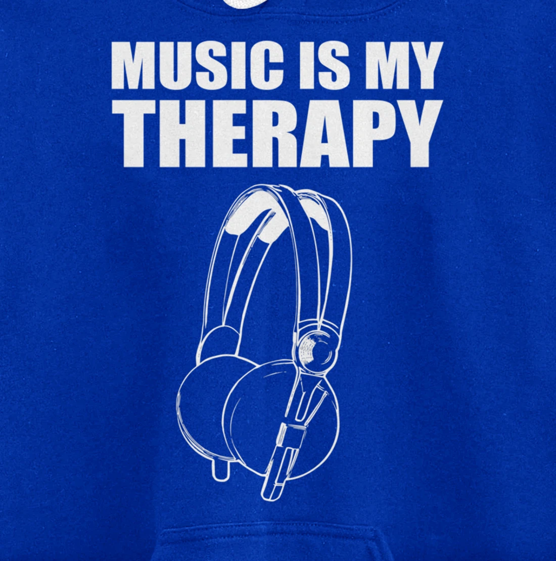 Music My Therapy Musician Pullover Hoodie