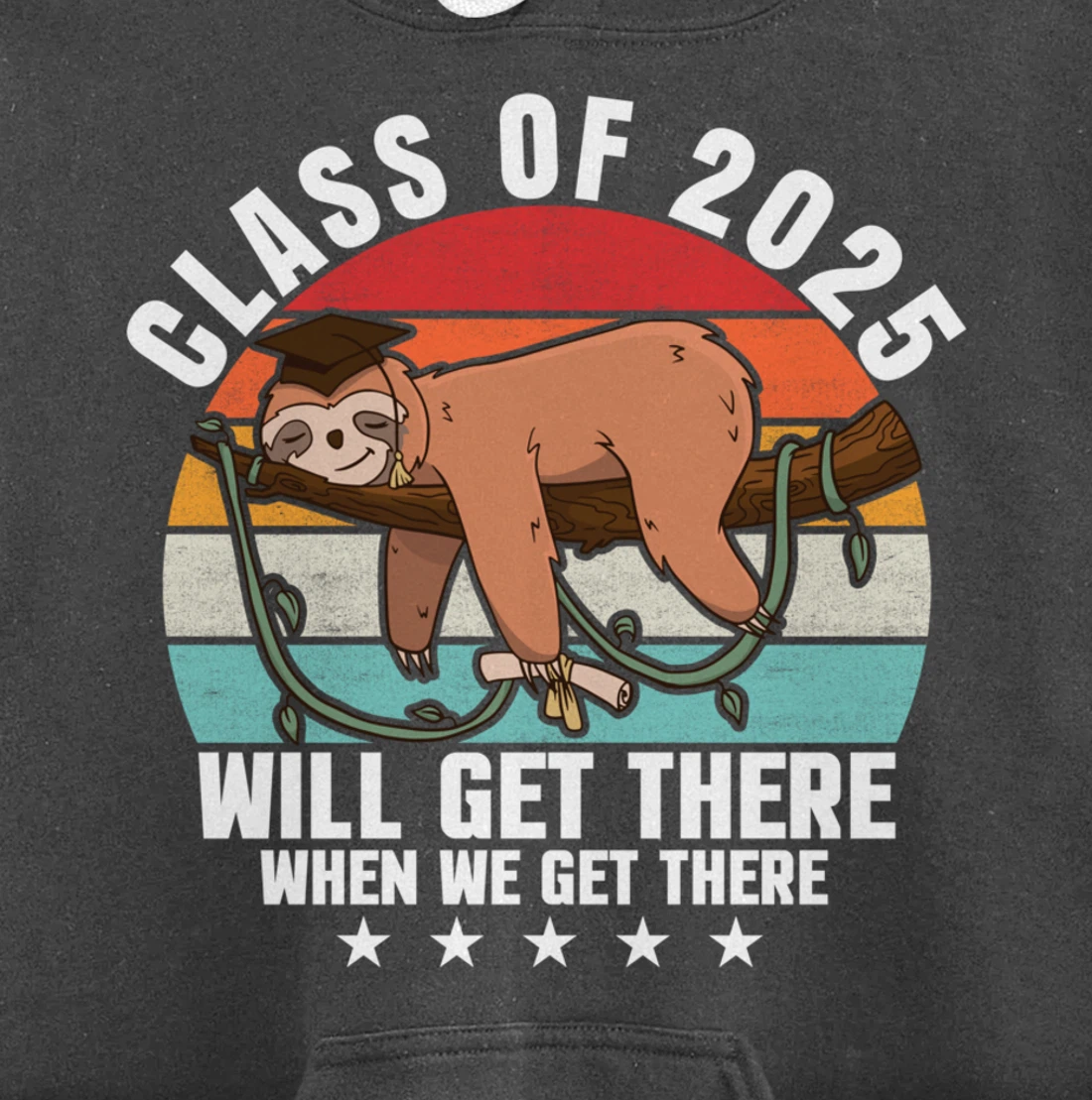 Class of 2025 College University High School Funny Graduate Pullover Hoodie