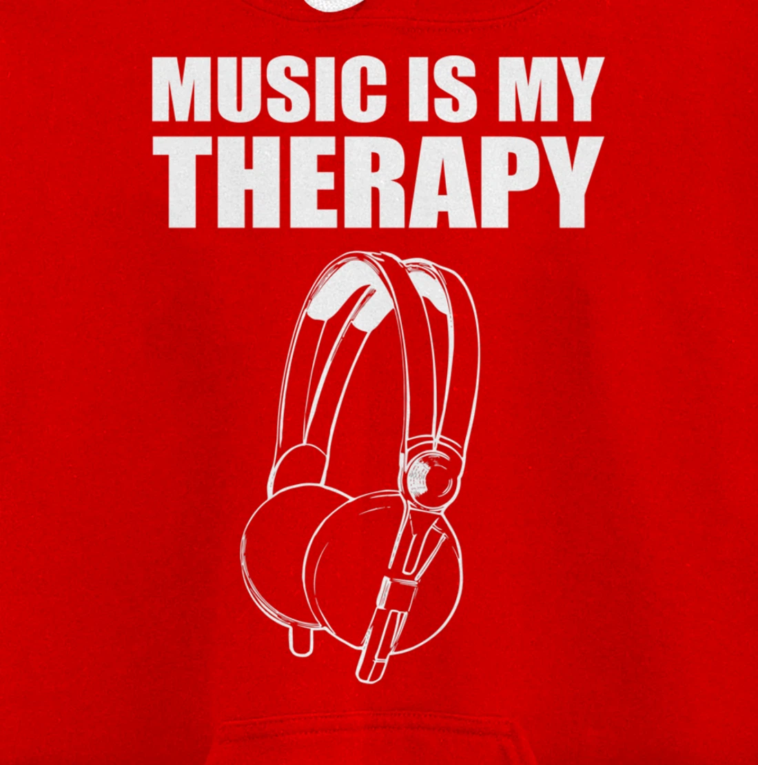 Music My Therapy Musician Pullover Hoodie