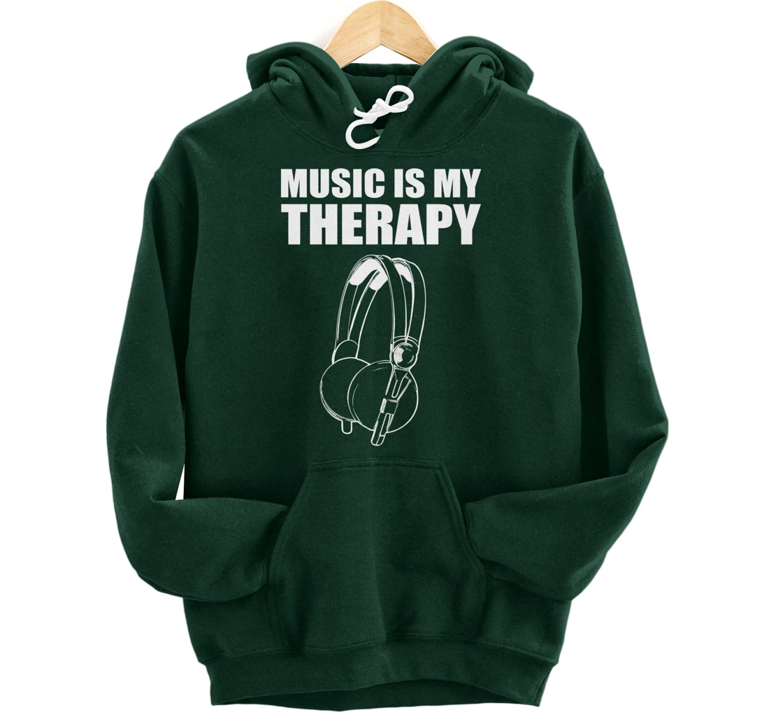 Music My Therapy Musician Pullover Hoodie