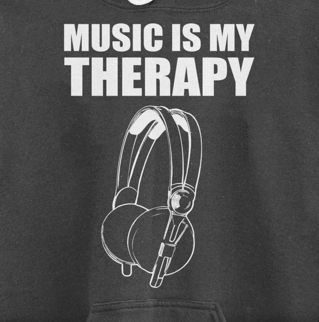 Music My Therapy Musician Pullover Hoodie