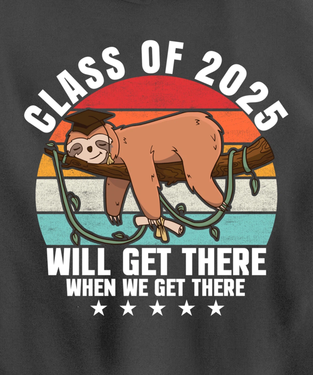 Class of 2025 College University High School Funny Graduate Pullover Hoodie