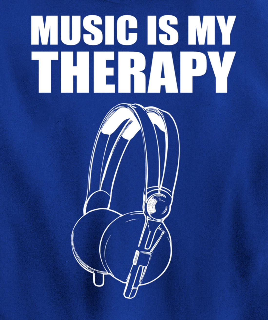 Music My Therapy Musician Pullover Hoodie