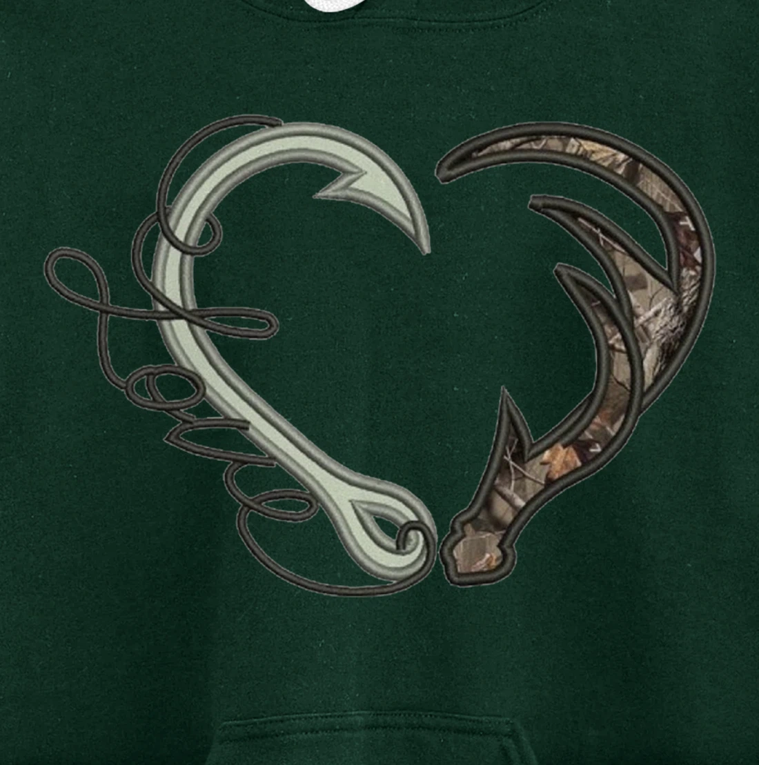 Nice Love Fishing And Hunting Pullover Hoodie